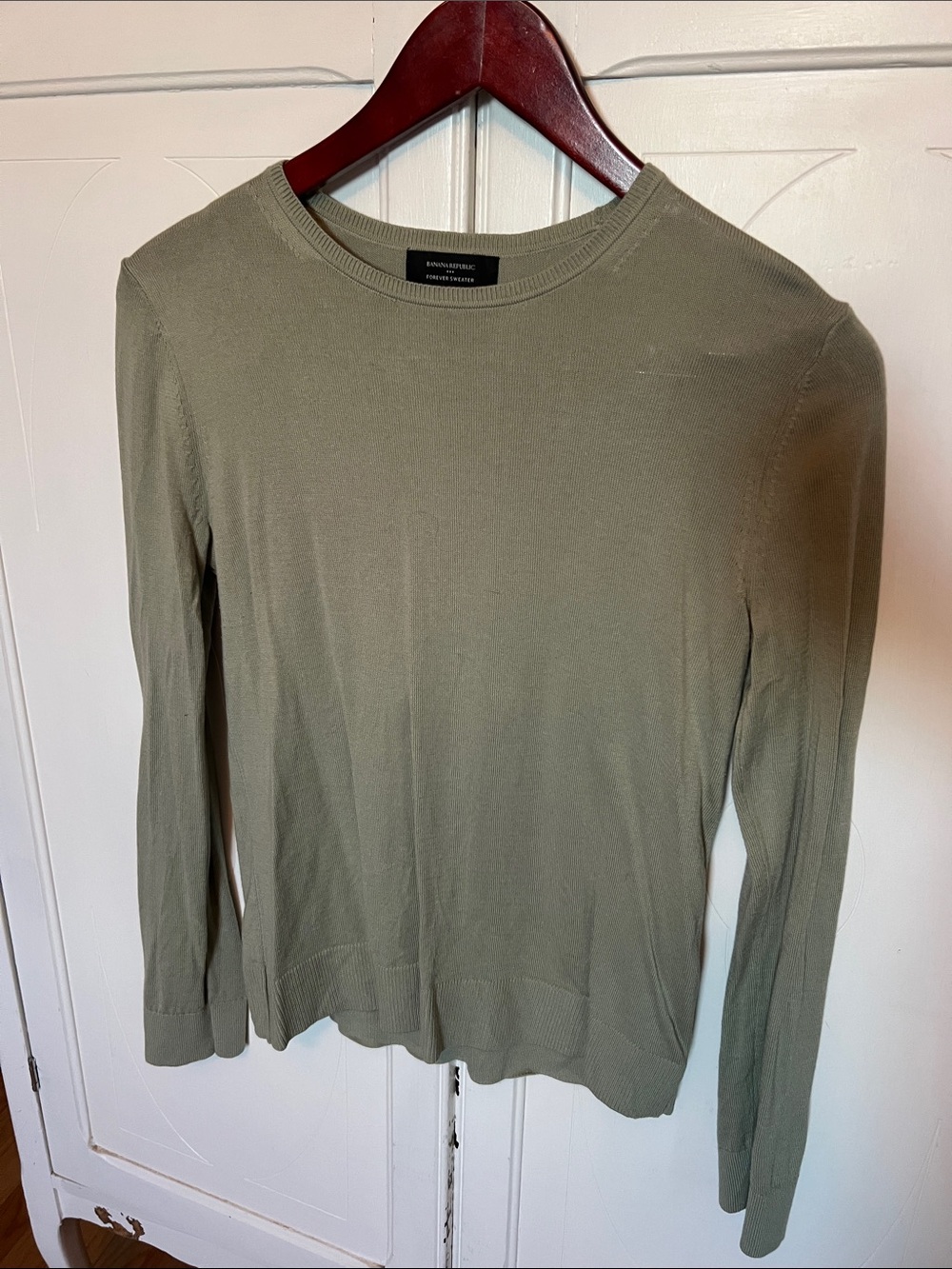 2/$7 Banana Republic Olive Crewneck Sweater